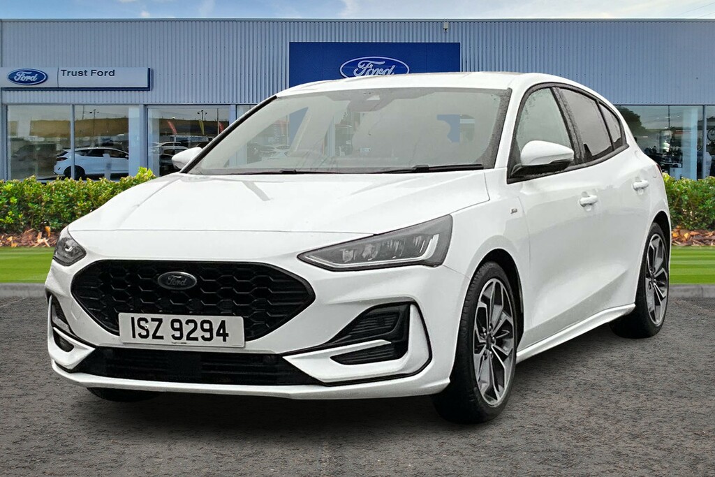 Ford Focus 1.0T Ecoboost Mhev St-line X Hatchback ISZ9294 White #5