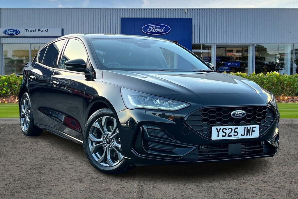 Ford Focus 1.0 Ecoboost Hybrid Mhev St-line Sync4 Navigation YS25JWF Black