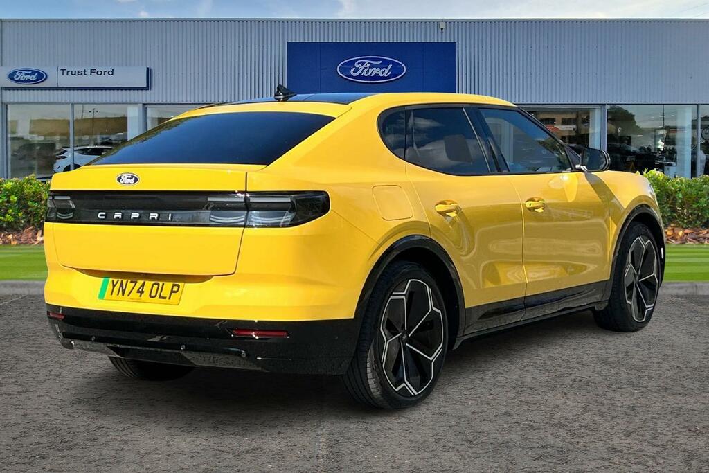 Ford Capri Extended Range 79Kwh Premium Suv YN74OLP Yellow #4