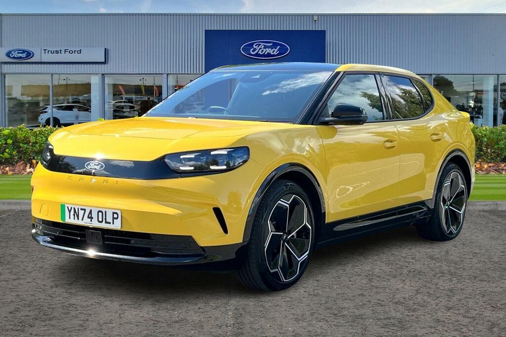 Ford Capri Extended Range 79Kwh Premium Suv YN74OLP Yellow #5