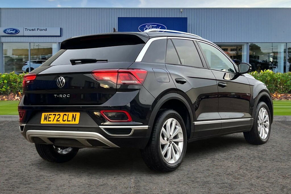 Volkswagen T-Roc 1.5 Tsi Style Suv Dsg 150 Ps With Sat ME72CLN Black #4