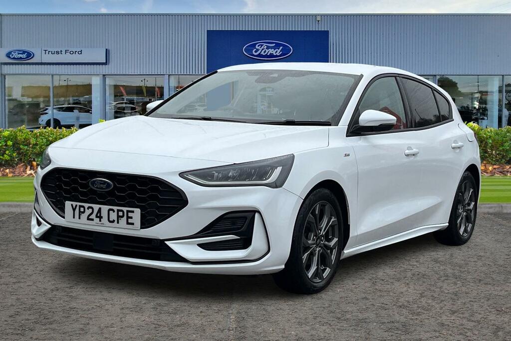 Ford Focus 1.0 Ecoboost Hybrid Mhev St-line Sync4 Navigation YP24CPE White #5