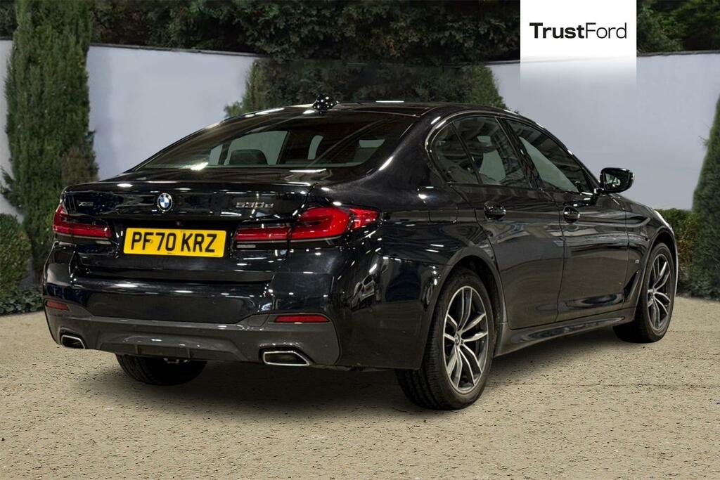 BMW 5 Series 2.0 530E 12Kwh M Sport Saloon Plug-in H PF70KRZ Black #4
