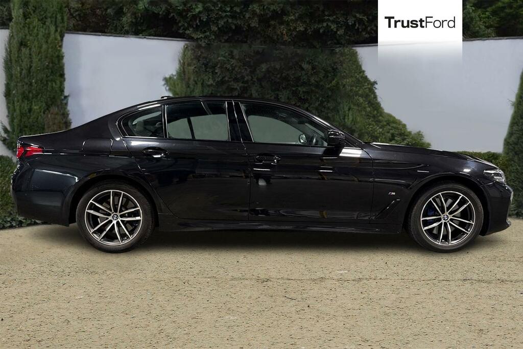 BMW 5 Series 2.0 530E 12Kwh M Sport Saloon Plug-in H PF70KRZ Black #3