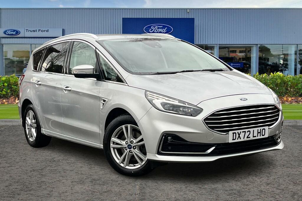 Ford S-Max 2.0 Ecoblue Titanium Lux Pack Heated Se Silver