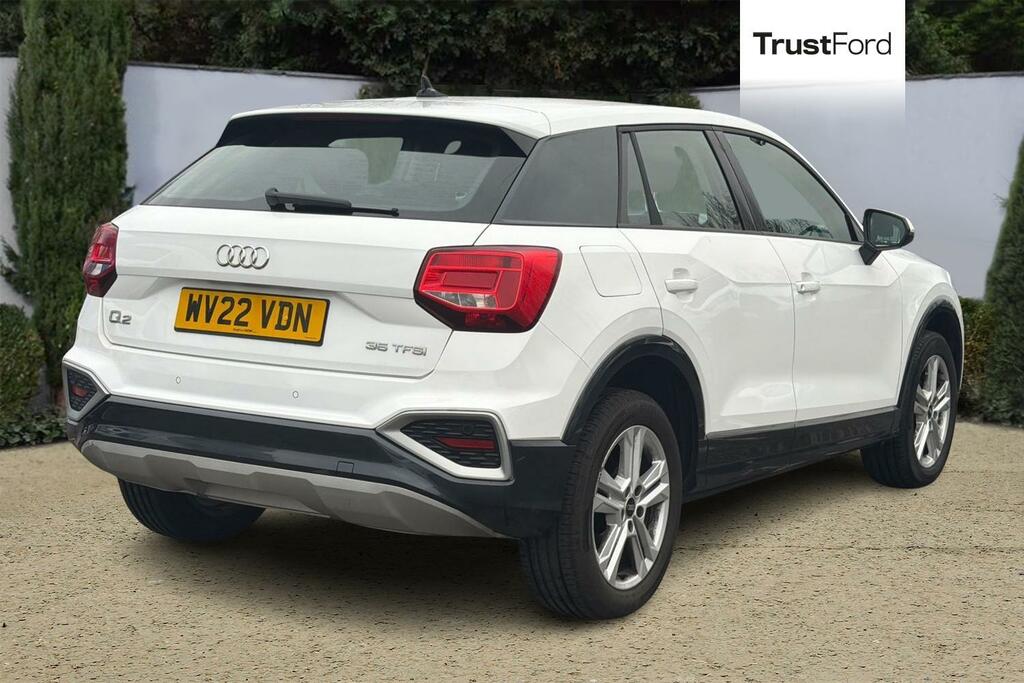 Audi Q2 35 Tfsi Sport With Sat Nav Rear Sensors Power WV22VDN White #4