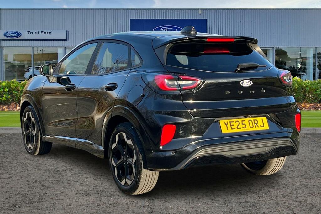 Ford Puma 1.0 Ecoboost Hybrid Mhev St-line X YE25ORJ Black #2