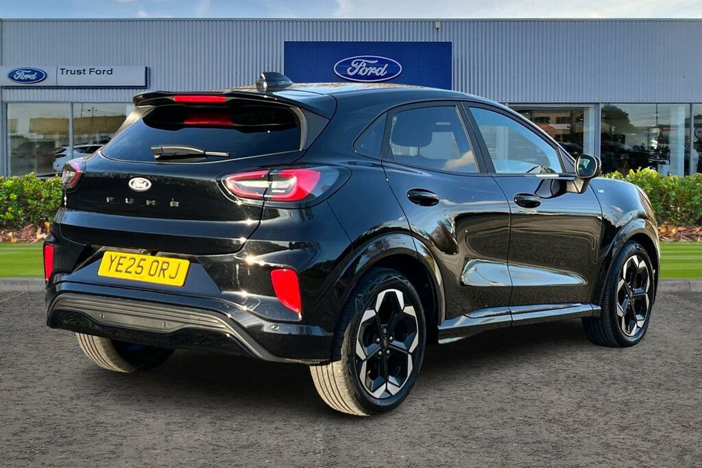 Ford Puma 1.0 Ecoboost Hybrid Mhev St-line X YE25ORJ Black #4