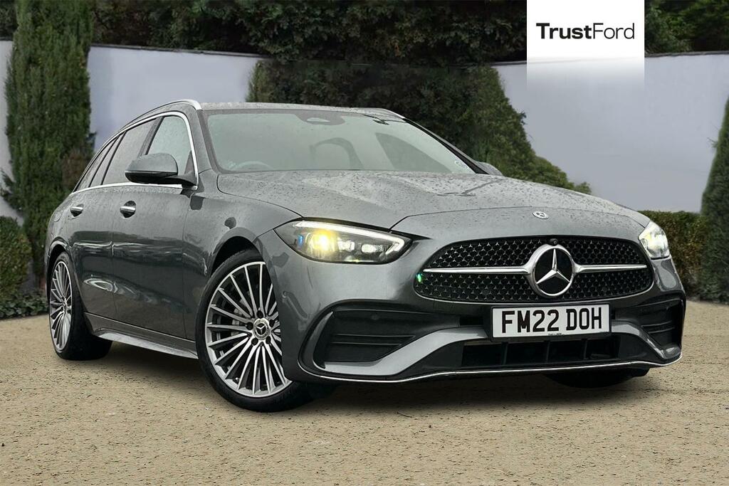 Mercedes-Benz C Class Amg Line Premium 360 View Camera Heated Seats Grey