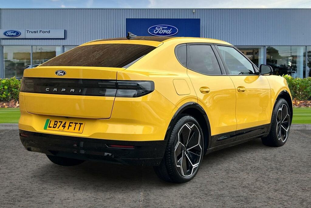 Ford Capri 250Kw Premium 79Kwh Awd Driver Assist Yellow #4