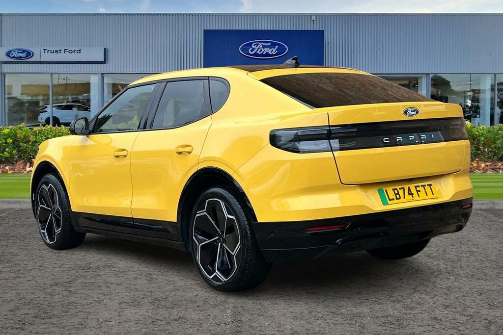 Ford Capri 250Kw Premium 79Kwh Awd Driver Assist Yellow #2