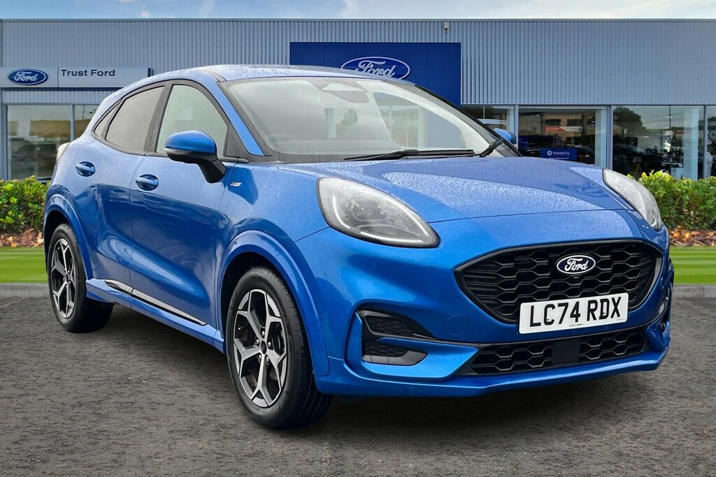Ford Puma 1.0 Ecoboost Hybrid Mhev St-line Dct Blue