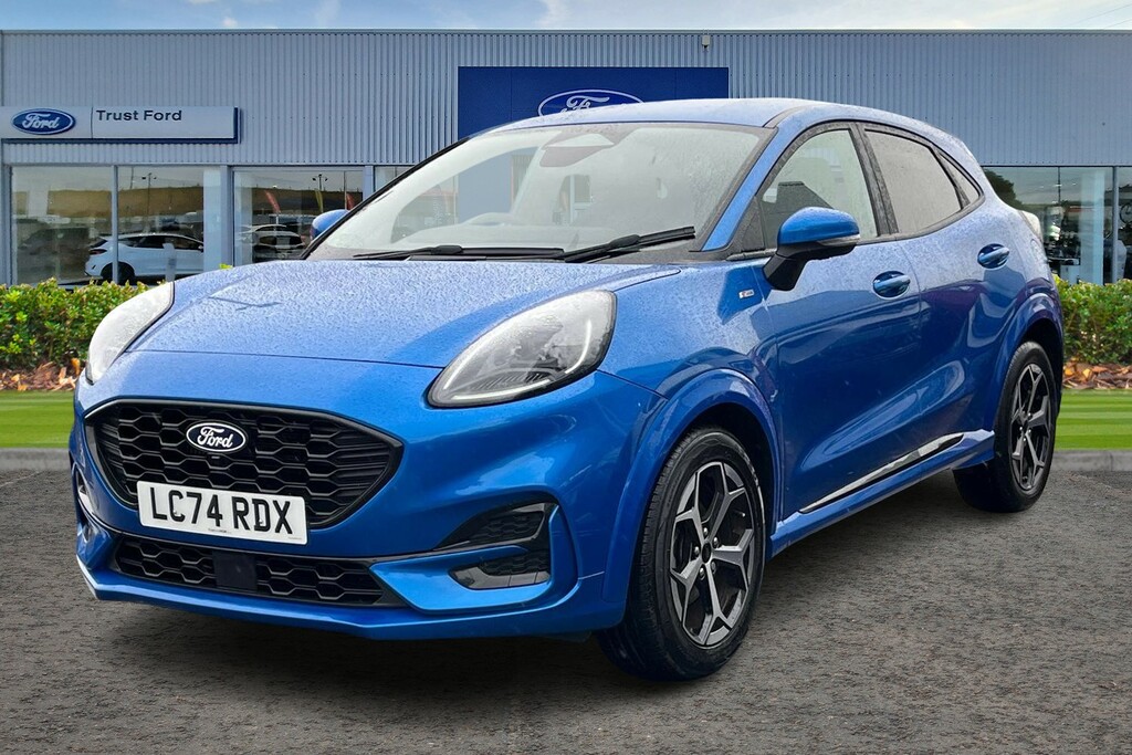 Ford Puma 1.0 Ecoboost Hybrid Mhev St-line Dct LC74RDX Blue #5