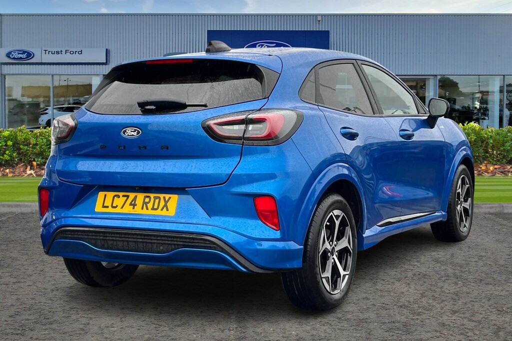 Ford Puma 1.0 Ecoboost Hybrid Mhev St-line Dct LC74RDX Blue #4