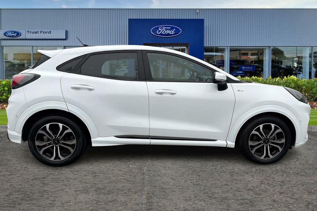 Ford Puma 1.0 Ecoboost Hybrid Mhev St-line With Front WM72UXS White #3