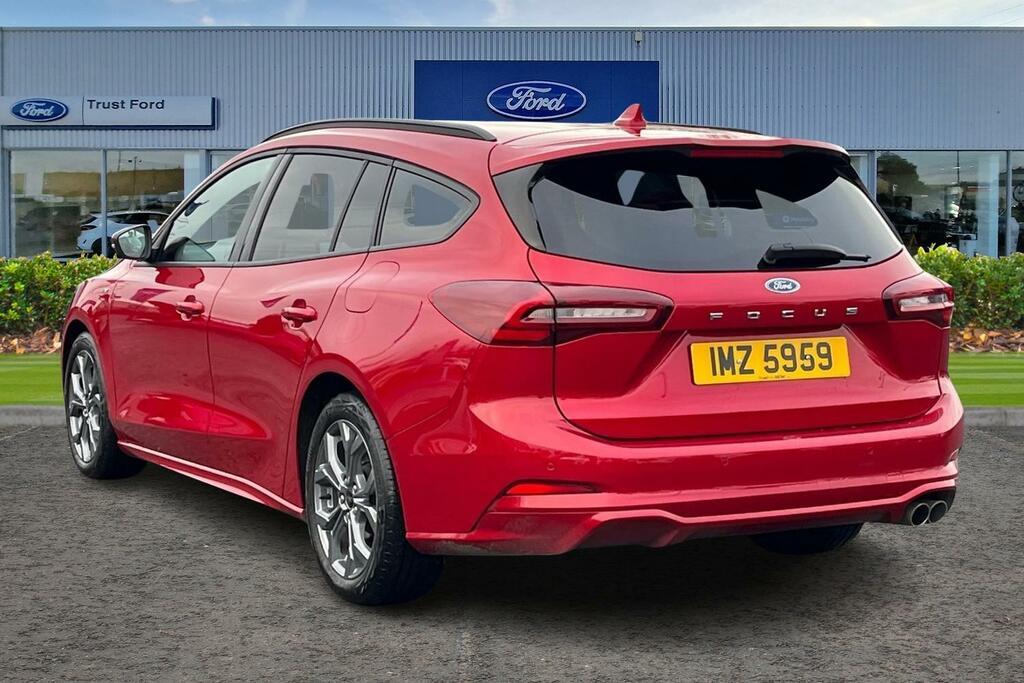 Ford Focus 1.0T Ecoboost Mhev St-line Estate Tru IMZ5959 Red #2