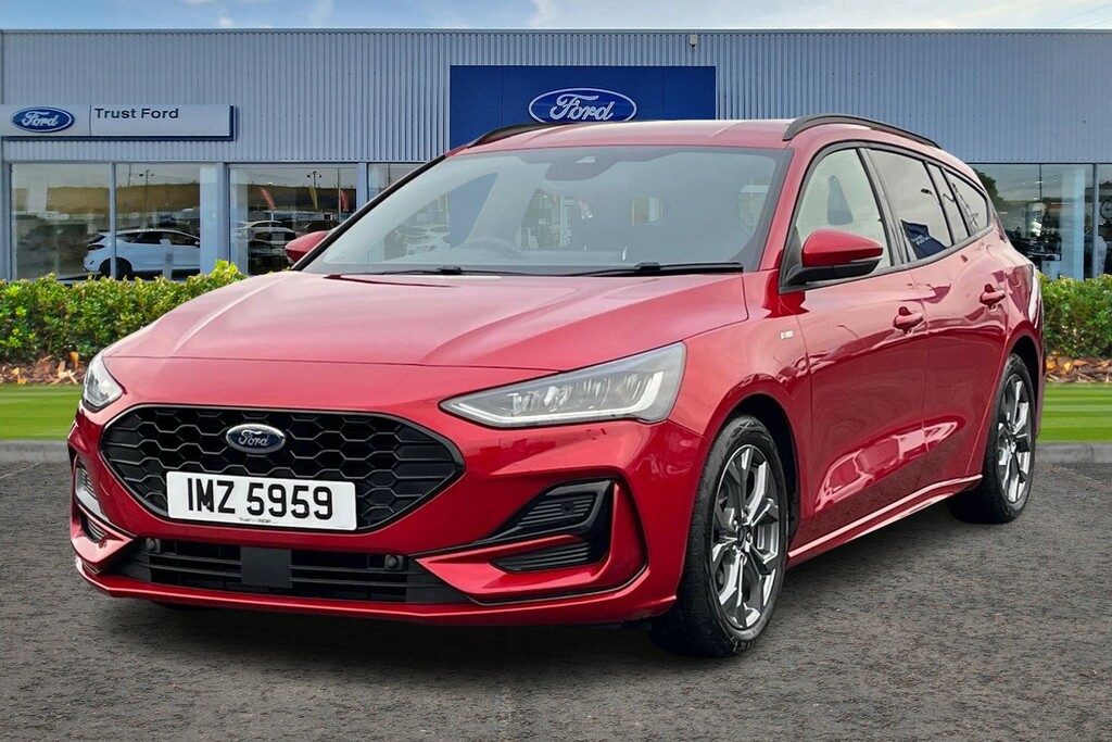 Ford Focus 1.0T Ecoboost Mhev St-line Estate Tru IMZ5959 Red #5