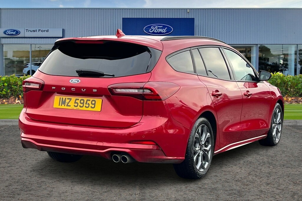 Ford Focus 1.0T Ecoboost Mhev St-line Estate Tru IMZ5959 Red #4