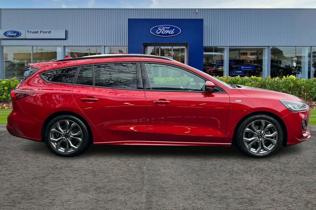 Ford Focus 1.0T Ecoboost Mhev St-line Estate Tru IMZ5959 Red #3