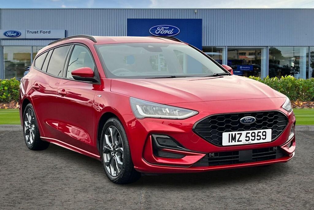 Ford Focus 1.0T Ecoboost Mhev St-line Estate Tru Red