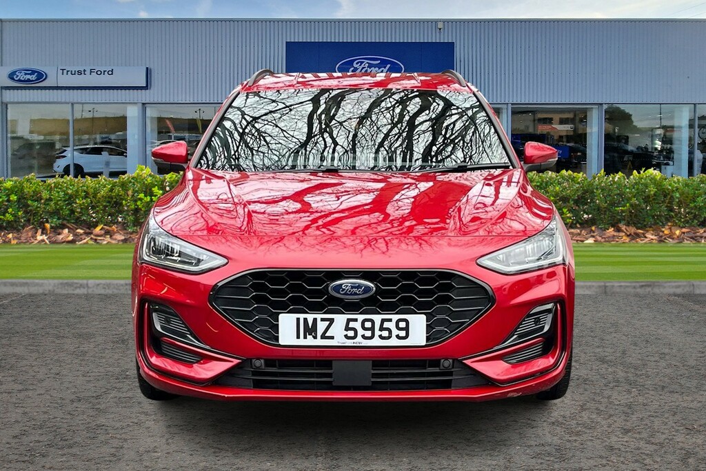 Ford Focus 1.0T Ecoboost Mhev St-line Estate Tru IMZ5959 Red #6