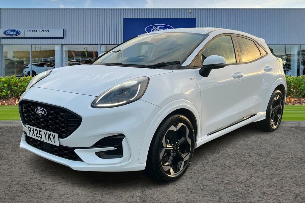 Ford Puma 1.0T Ecoboost Mhev St-line X Suv Hybrid PX25YKY White #5