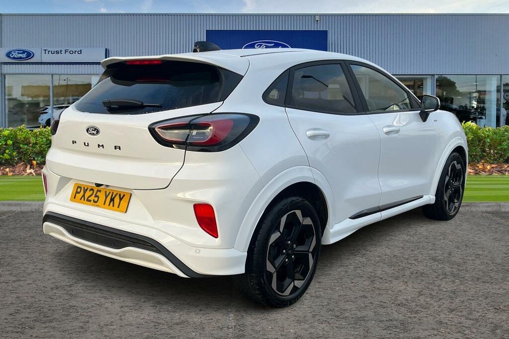 Ford Puma 1.0T Ecoboost Mhev St-line X Suv Hybrid PX25YKY White #4