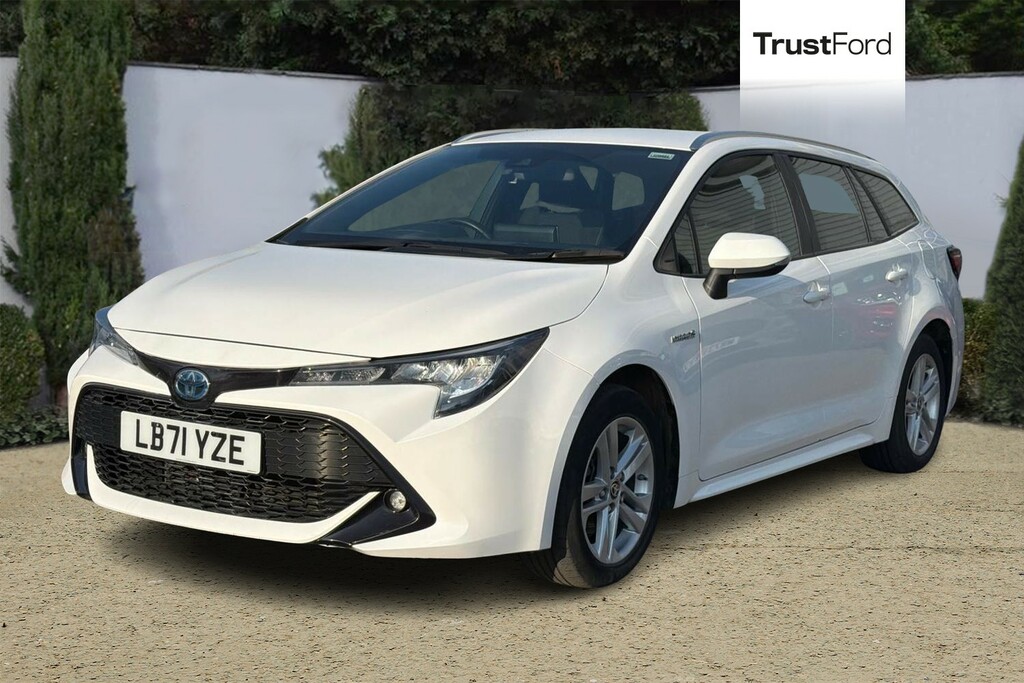 Toyota Corolla 1.8 Vvt-i Hybrid Icon Cvt With Sat Nav Rear Pa LB71YZE White #5