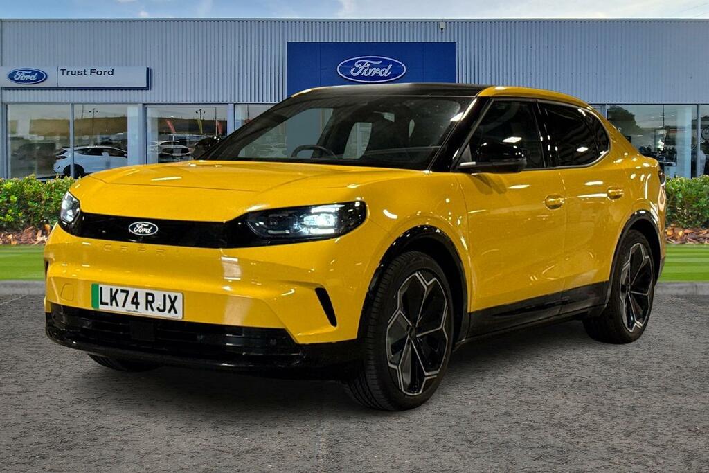 Ford Capri Extended Range 79Kwh Premium Suv LK74RJX Yellow #5