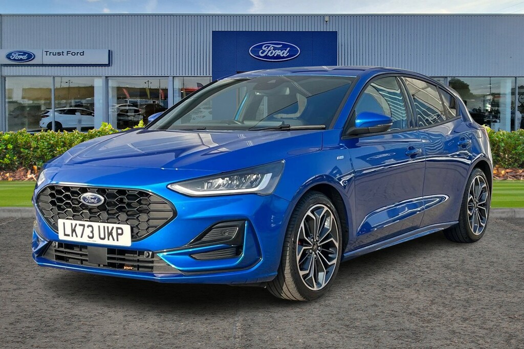 Ford Focus 1.0T Ecoboost Mhev St-line X Edition Hatchback LK73UKP Blue #5