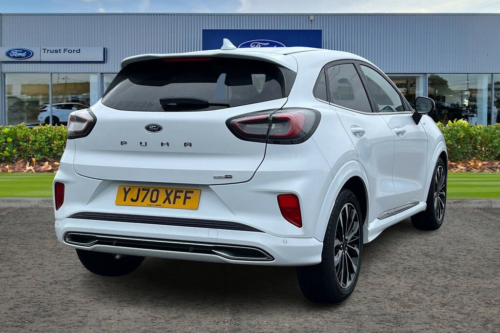 Ford Puma 1.0T Ecoboost Mhev St-line X Vignale Suv Petro YJ70XFF White #4