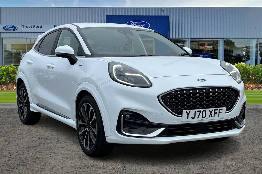 Ford Puma 1.0T Ecoboost Mhev St-line X Vignale Suv Petro YJ70XFF White