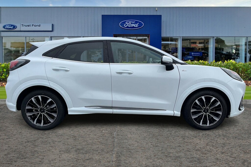 Ford Puma 1.0T Ecoboost Mhev St-line X Vignale Suv Petro YJ70XFF White #3