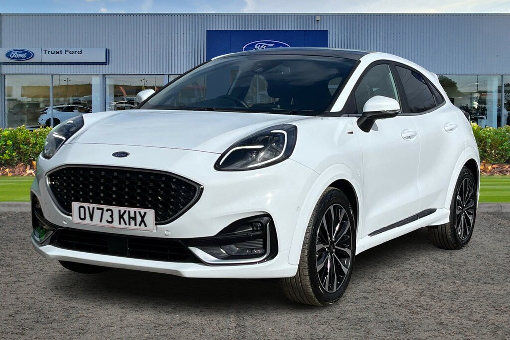 Ford Puma 1.0T St-line Vignale Sync3 Navigation Openable Pan OV73KHX White #5