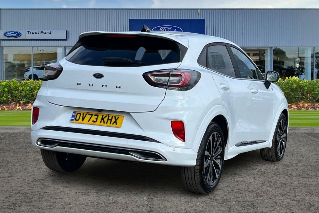 Ford Puma 1.0T St-line Vignale Sync3 Navigation Openable Pan OV73KHX White #4