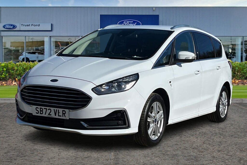 Ford S-Max 2.5 Fhev 190 Titanium Sync3 Navigation Front Rea SB72VLR White #5