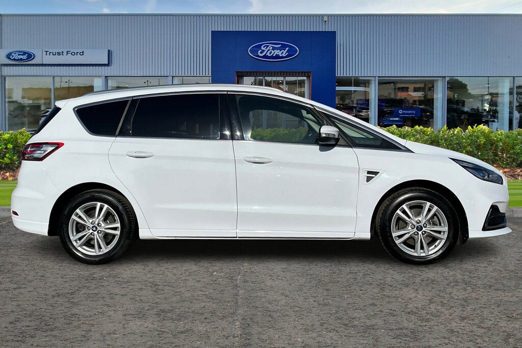 Ford S-Max 2.5 Fhev 190 Titanium Sync3 Navigation Front Rea SB72VLR White #3