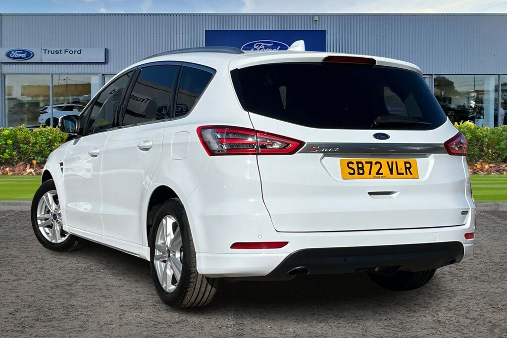 Ford S-Max 2.5 Fhev 190 Titanium Sync3 Navigation Front Rea SB72VLR White #2