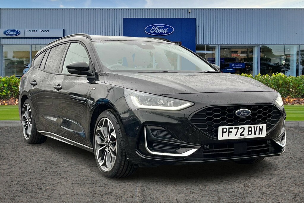Ford Focus 1.0T Ecoboost Mhev St-line Vignale Estate Petr Black