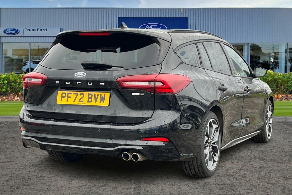 Ford Focus 1.0T Ecoboost Mhev St-line Vignale Estate Petr Black #4