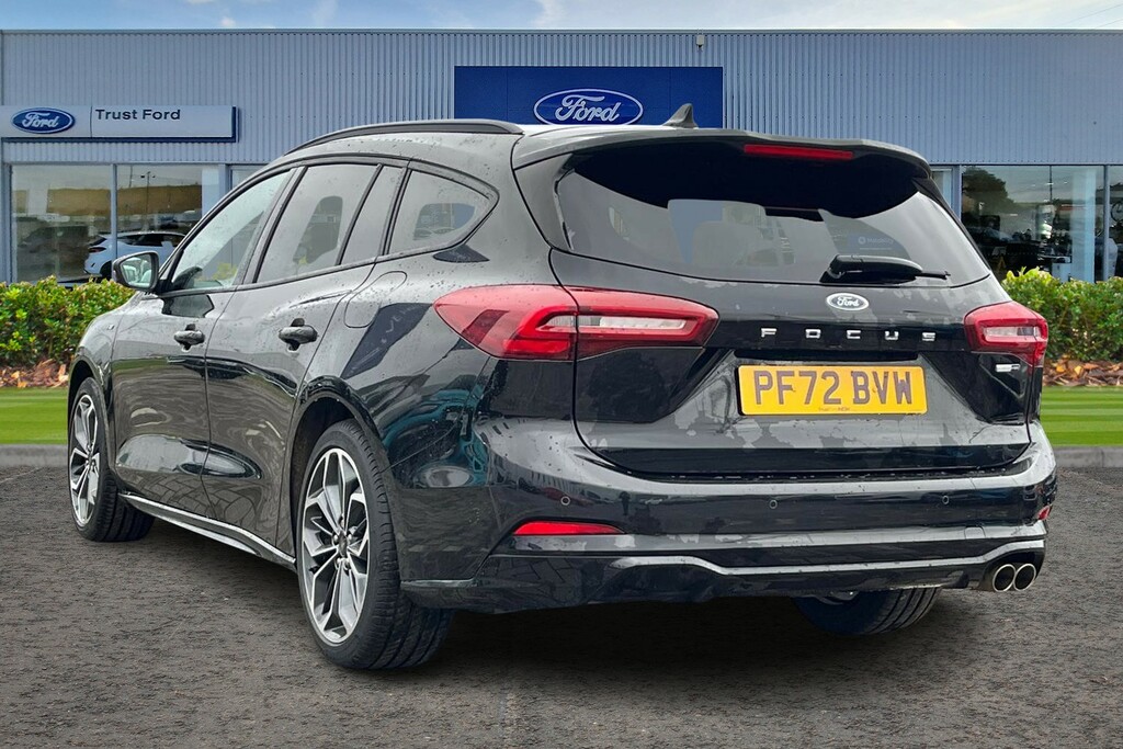 Ford Focus 1.0T Ecoboost Mhev St-line Vignale Estate Petr Black #2