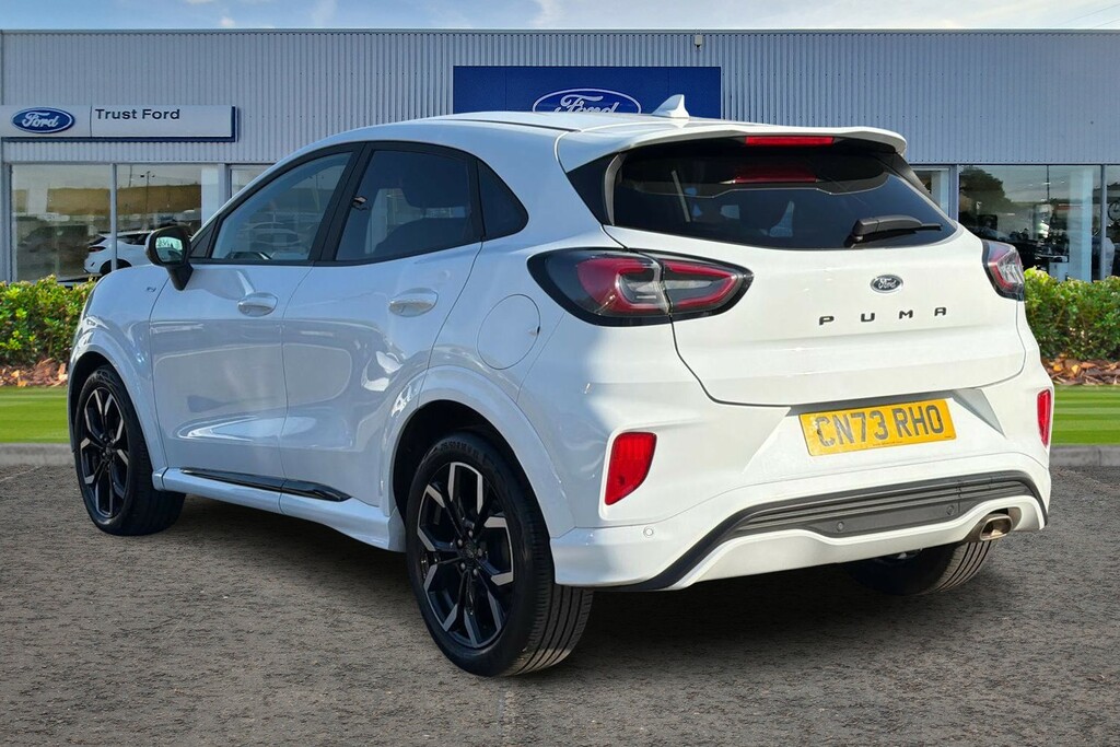 Ford Puma 1.0 Ecoboost Hybrid Mhev St-line X With Park A CN73RHO White #2