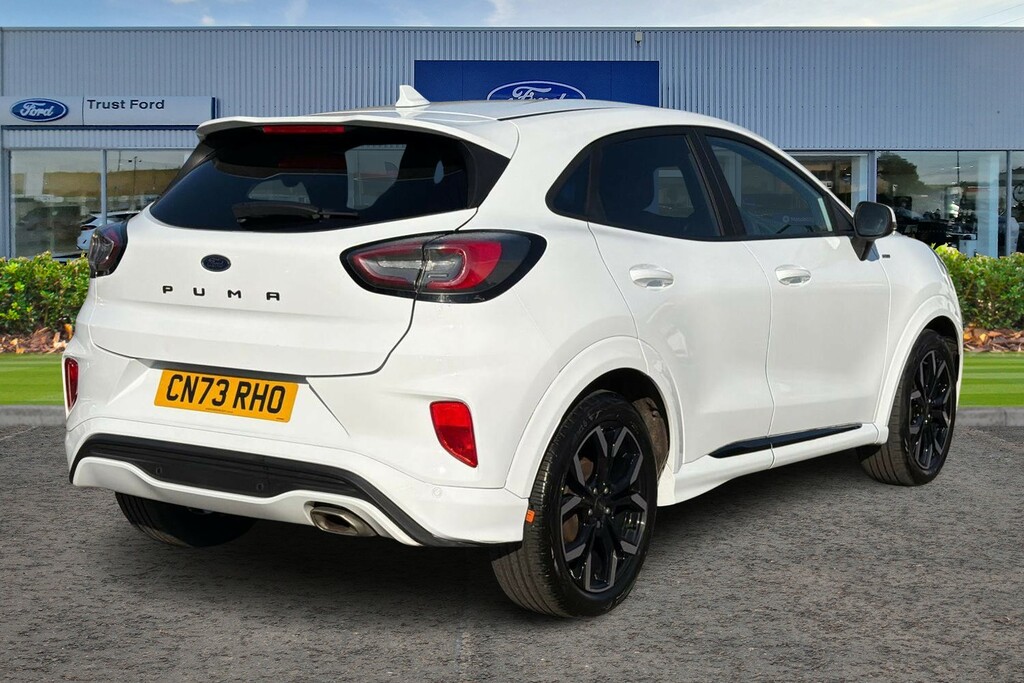 Ford Puma 1.0 Ecoboost Hybrid Mhev St-line X With Park A CN73RHO White #4