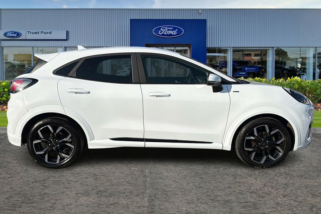 Ford Puma 1.0 Ecoboost Hybrid Mhev St-line X With Park A CN73RHO White #3
