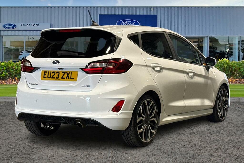 Ford Fiesta 1.0 Ecoboost St-line X EU23ZXL White #4