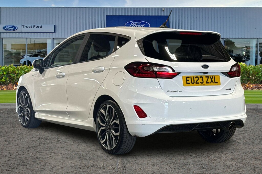 Ford Fiesta 1.0 Ecoboost St-line X EU23ZXL White #2