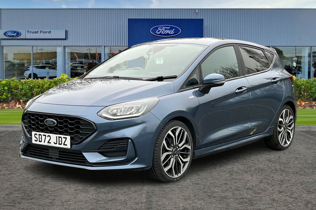 Ford Fiesta 1.0 Ecoboost St-line X 5Dr- With Adaptive Cruse Co SD72JDZ Blue #5