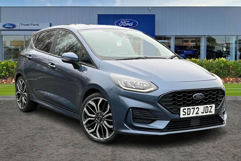 Ford Fiesta 1.0 Ecoboost St-line X 5Dr- With Adaptive Cruse Co Blue