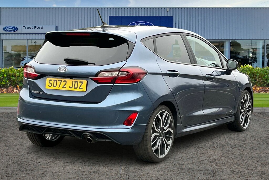 Ford Fiesta 1.0 Ecoboost St-line X 5Dr- With Adaptive Cruse Co SD72JDZ Blue #4