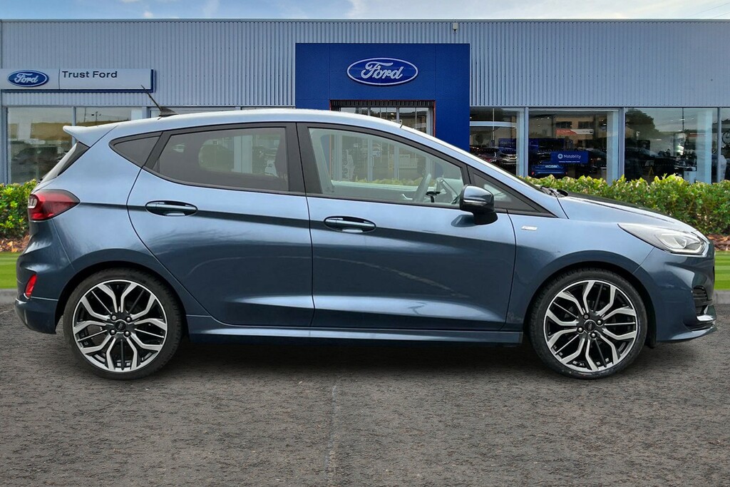 Ford Fiesta 1.0 Ecoboost St-line X 5Dr- With Adaptive Cruse Co SD72JDZ Blue #3